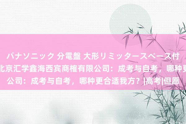 パナソニック 分電盤 大形リミッタースペース付 露出・半埋込両用形 北京汇学鑫海西宾商榷有限公司：成考与自考，哪种更合适我方？|高考|但愿